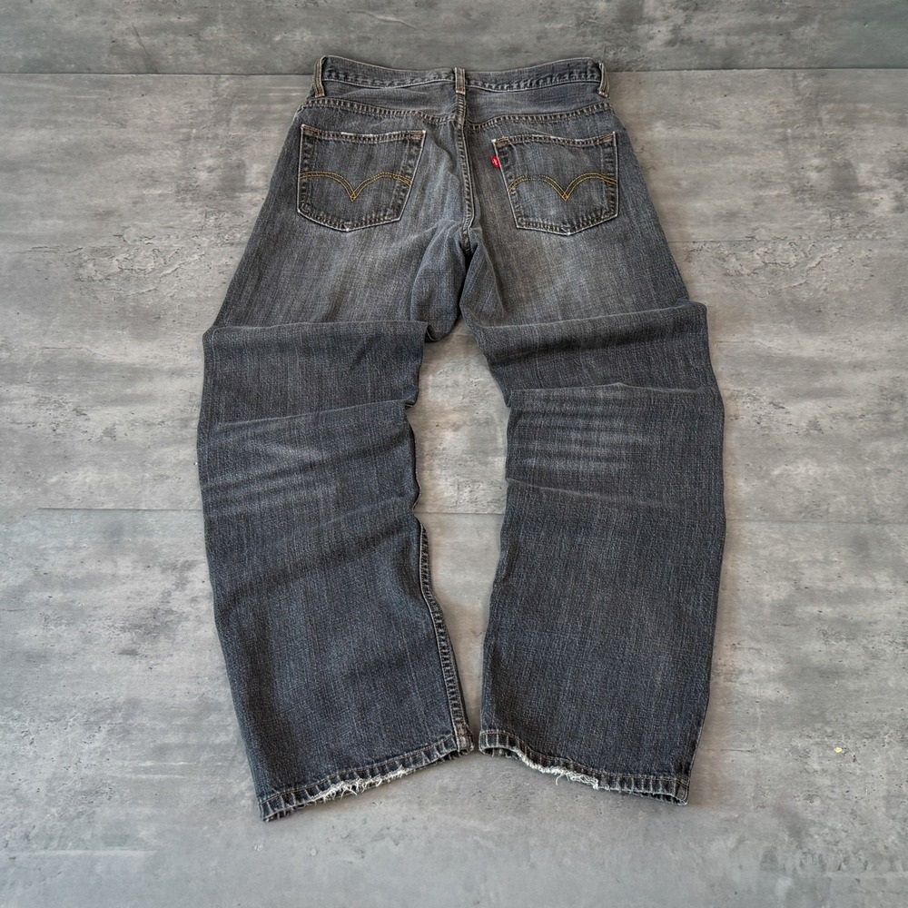 Vintage VTG Y2K 2000's 00's Levis Baggy Relax Fit Wide Legged Denim Jeans